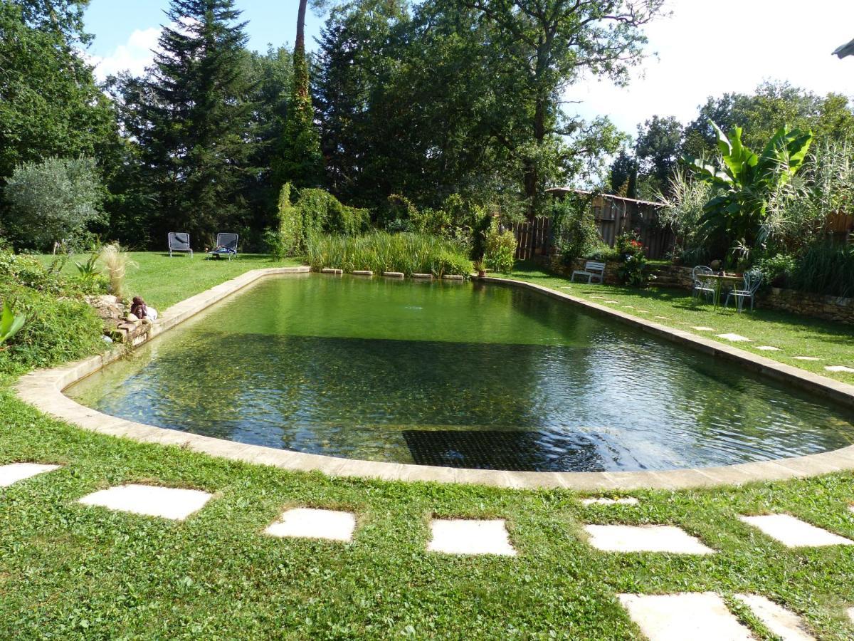Maison De Charme, Piscine Naturelle Dordogne Perigord Prats-du-Périgord Exterior foto