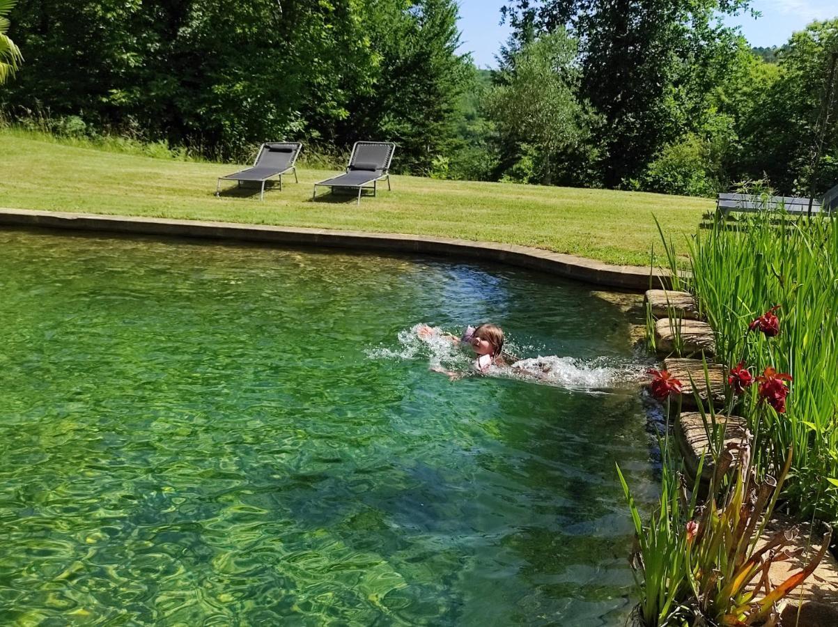Maison De Charme, Piscine Naturelle Dordogne Perigord Prats-du-Périgord Exterior foto