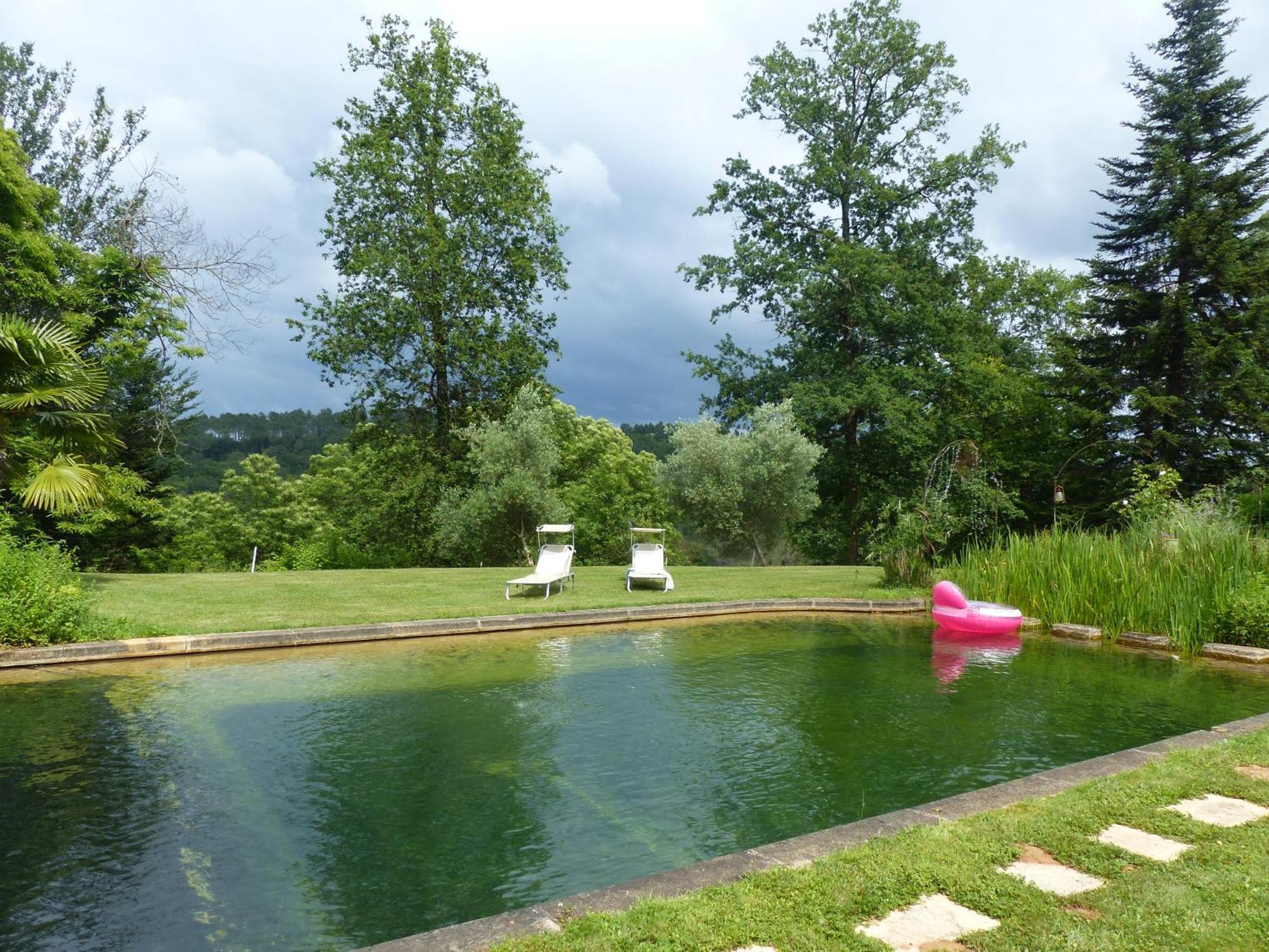Maison De Charme, Piscine Naturelle Dordogne Perigord Prats-du-Périgord Exterior foto